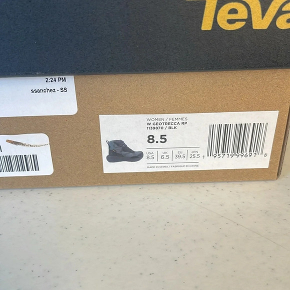 Teva W Geotrecca RP Black Grey Purple Women Outdoors Trail Shoes Sz 8.5 - Picture 12 of 12